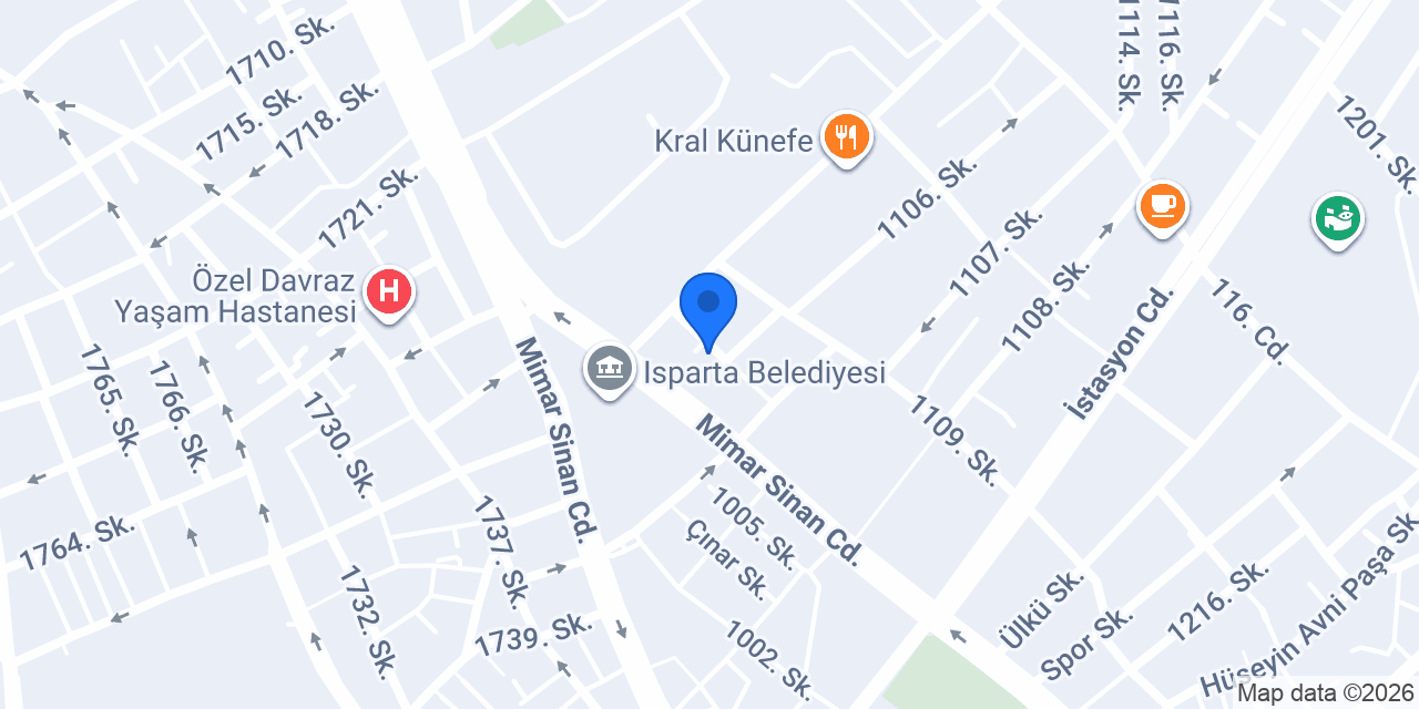 İTA İç Mimarlık konumu