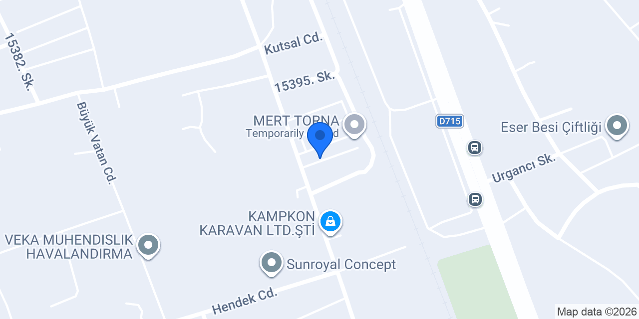 ÜNLÜ KARAVAN konumu