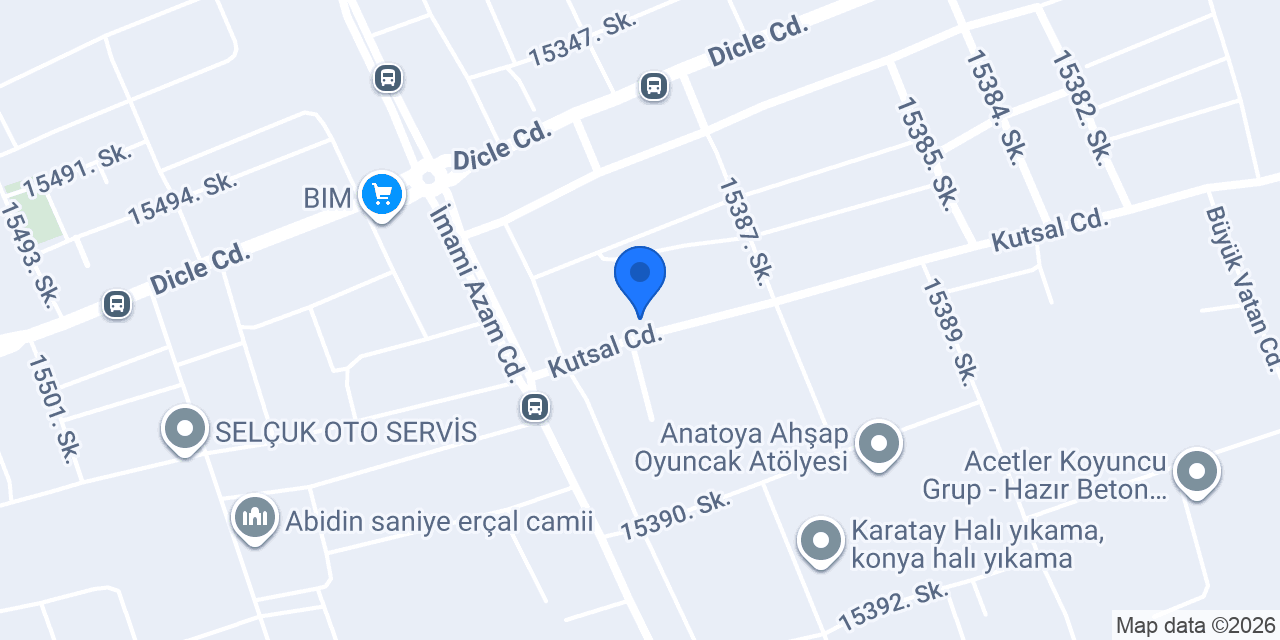 Durmazlar Metal - Konya Çelik Çatı konumu