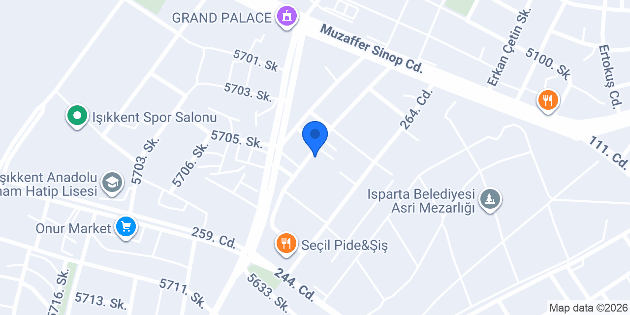 Yıldız Yapı malzemeleri konumu
