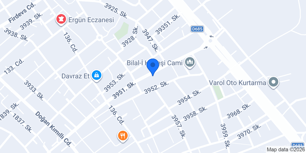 Şeküre bayan kuaförü konumu