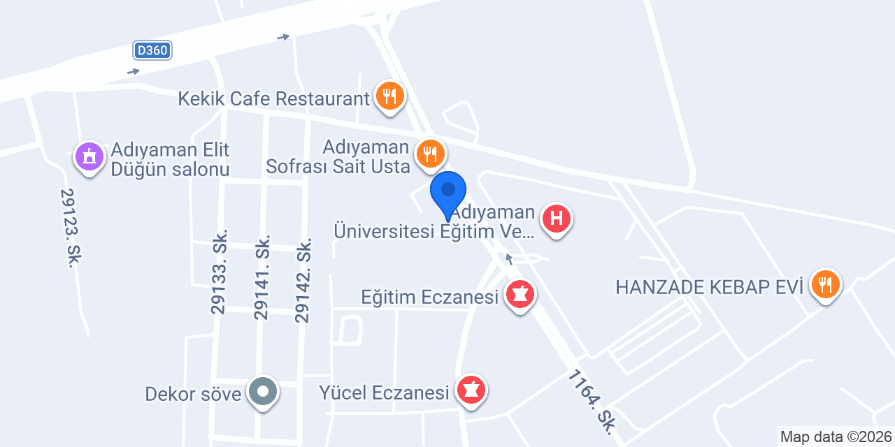 ÖNER Eczanesi konumu