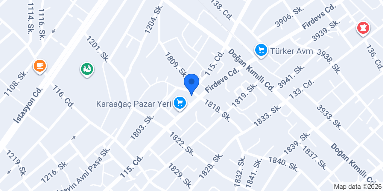 Karaağaç Aile Sağlık Merkezi konumu