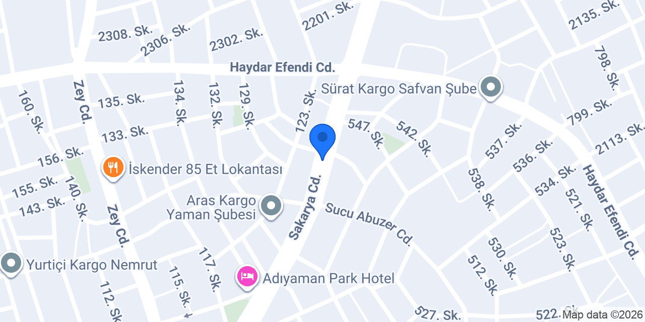 Ceylan Et Market konumu