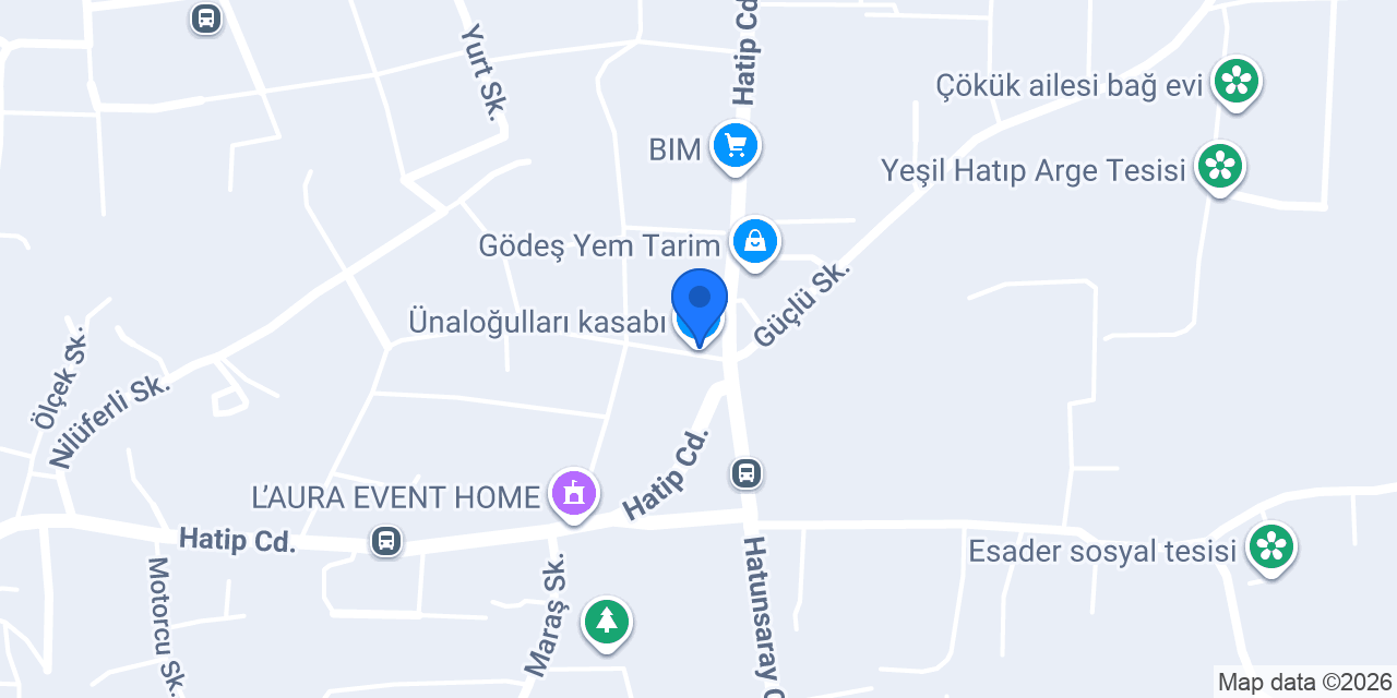 Ünaloğulları kasabı konumu