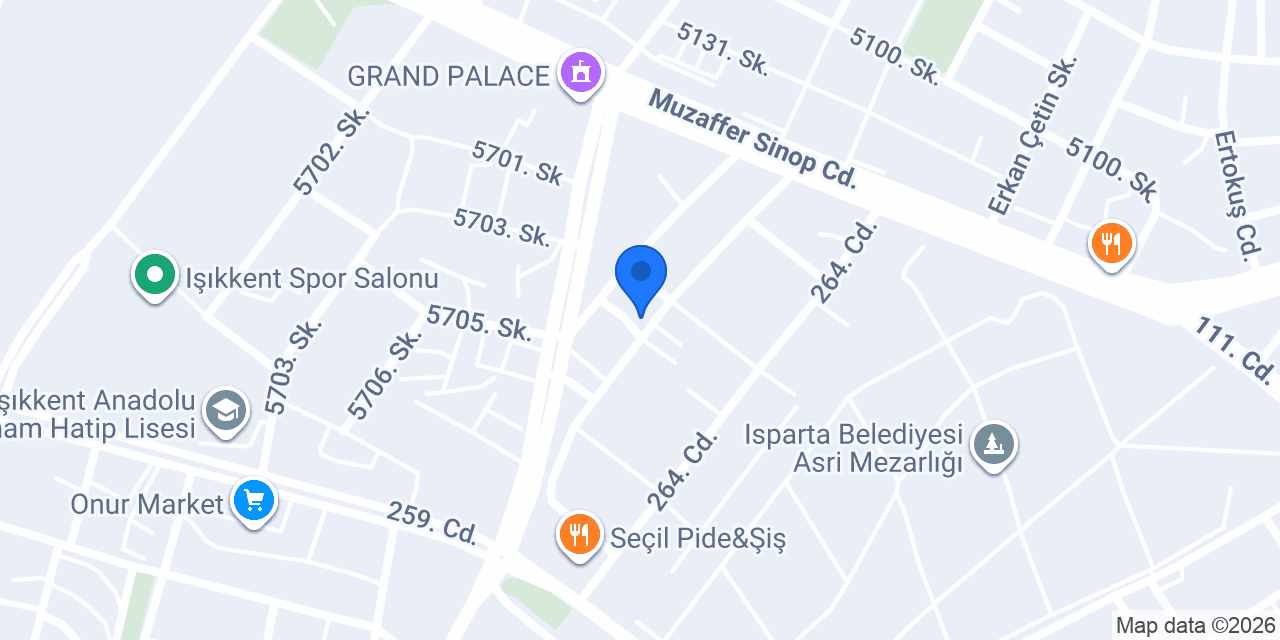 ISPARTA BOYA İZOLASYON VE YALITIM konumu