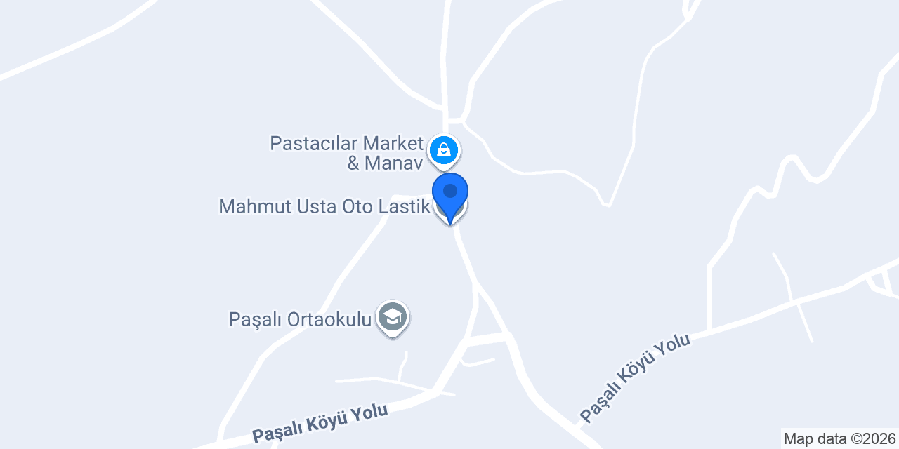 Mahmut Usta Oto Lastik konumu