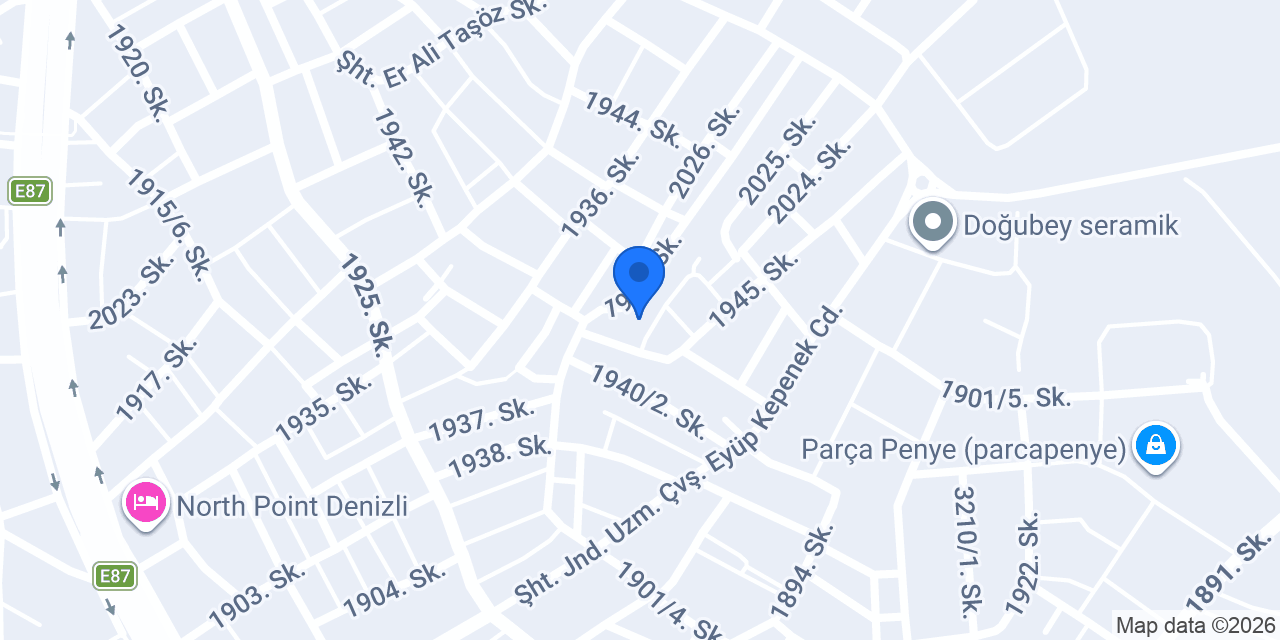 Denizli Doğalgaz konumu