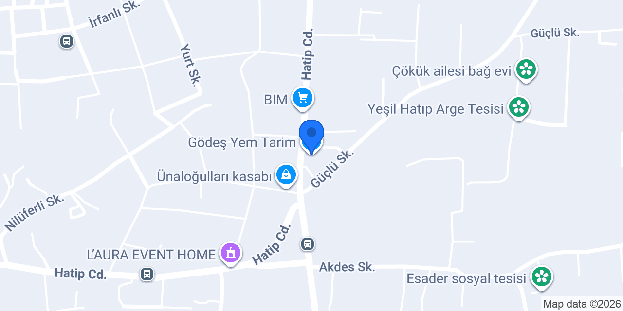 Gödeş Yem Tarim konumu