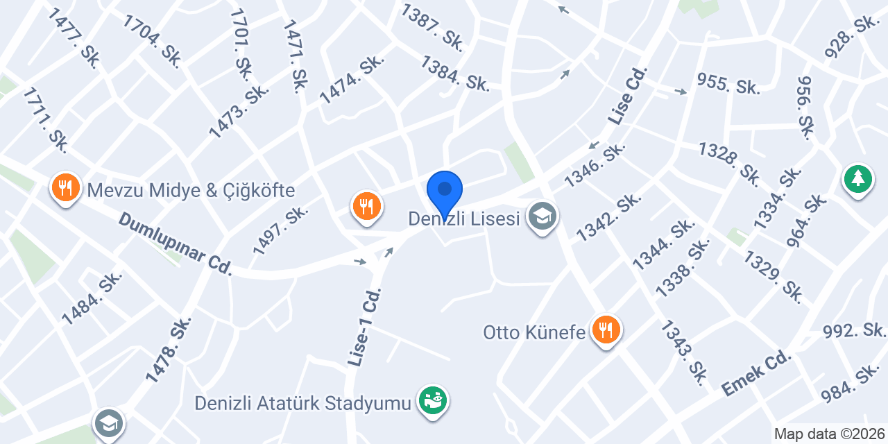 Denizli Çiçek Gönder konumu