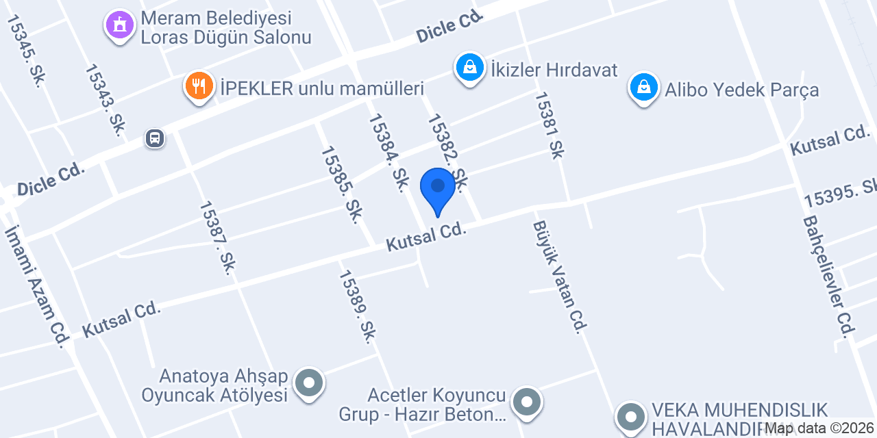 Gülay Mobilya konumu