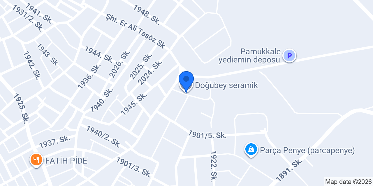 Doğubey seramik konumu