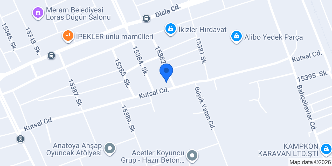 Ezeller Oto Lastik & Yıkama konumu
