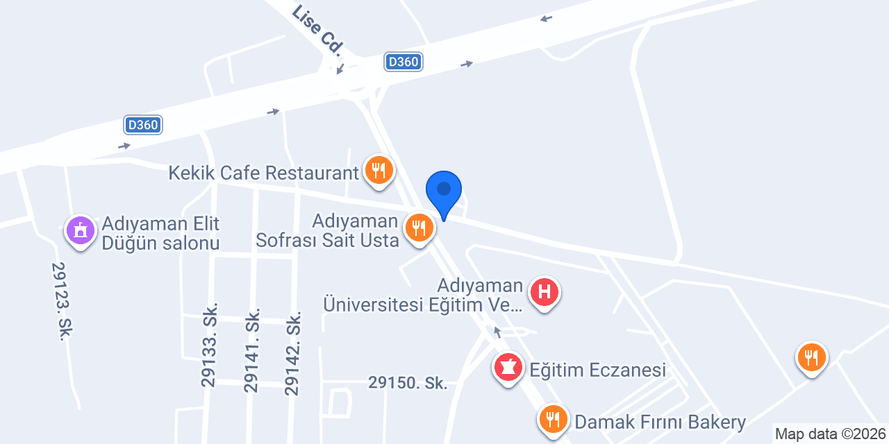 İnci Optik konumu