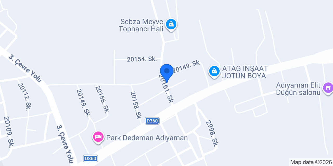 Adıyaman Organik Yem konumu