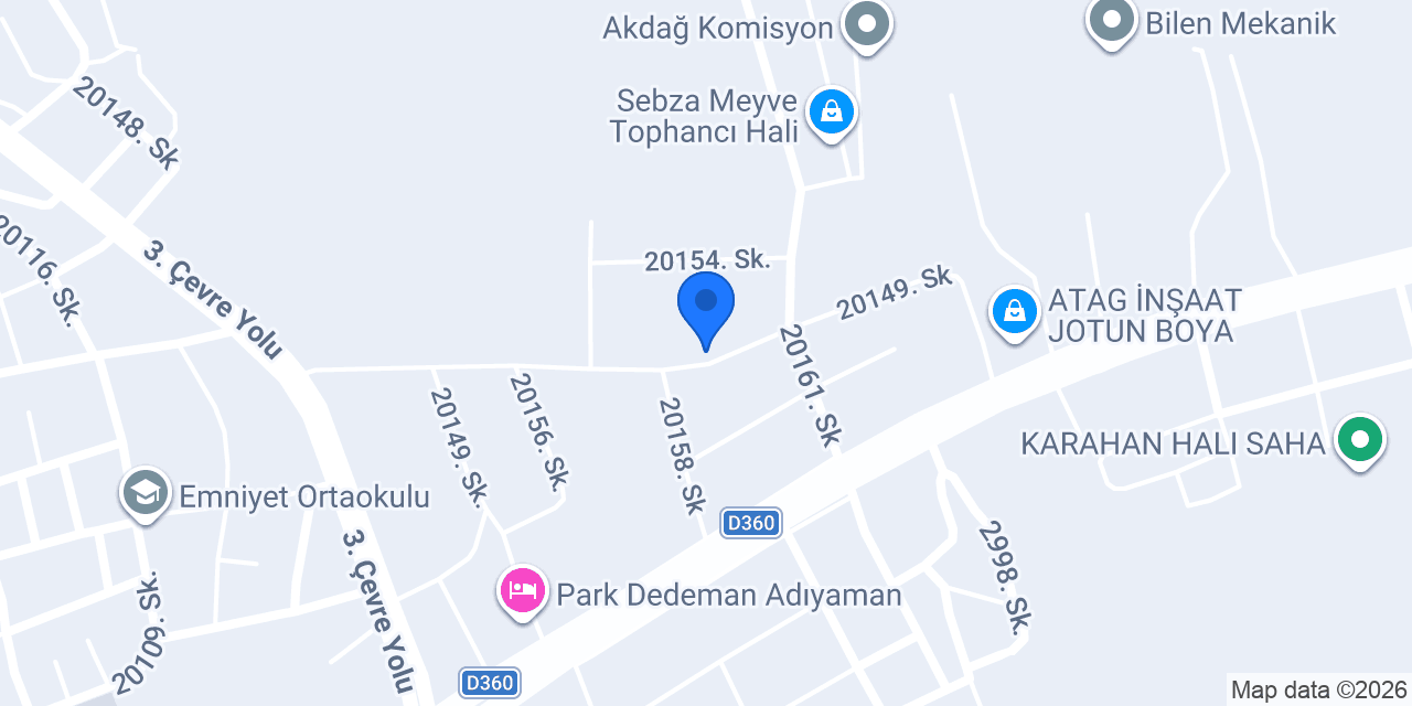 AYDIN TOPTAN GIDA konumu