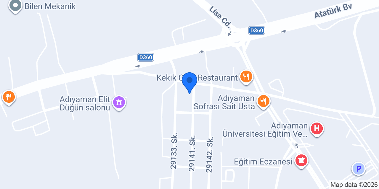 Hira dekorasyon konumu
