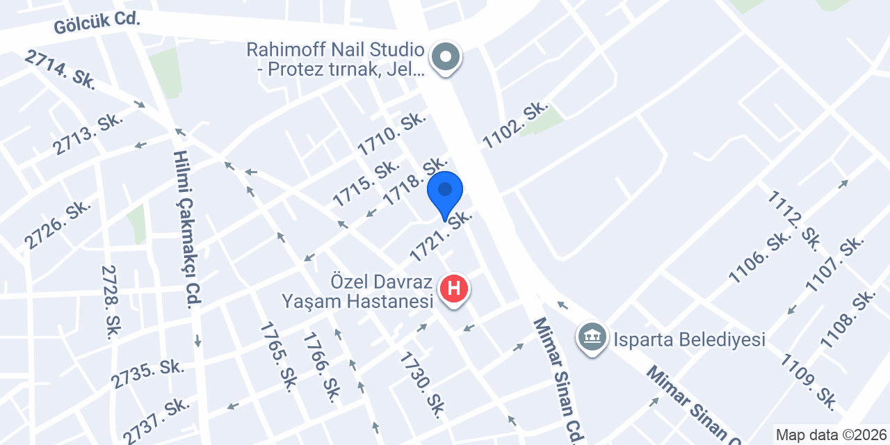 ISPARTA HAYAL ÇİÇEK & HEDİYELİK konumu