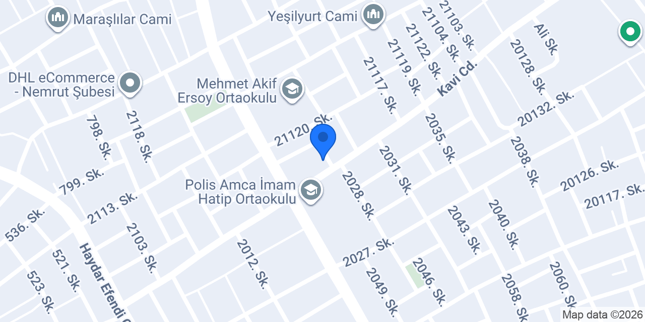 Ayaz Sihhi Tesisat konumu