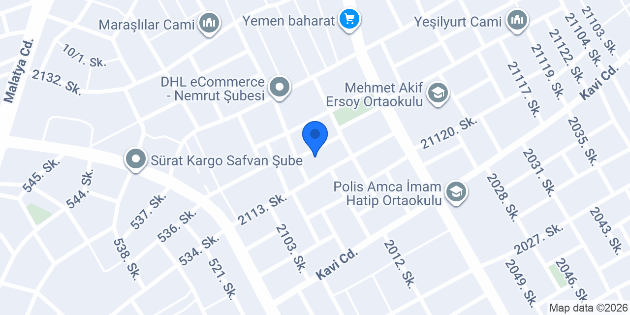 Akpusula Eğitim Kurumları konumu