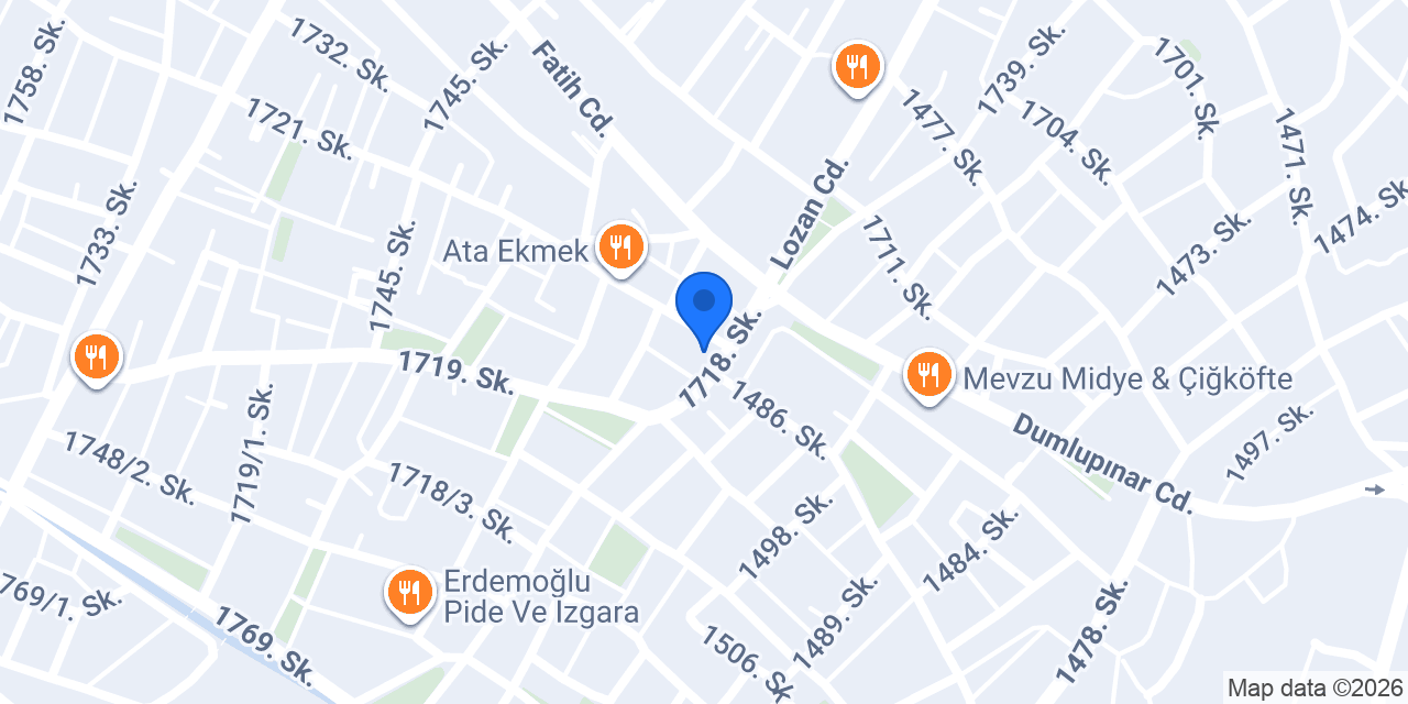 SRT Mobilya ve Aksesuar konumu
