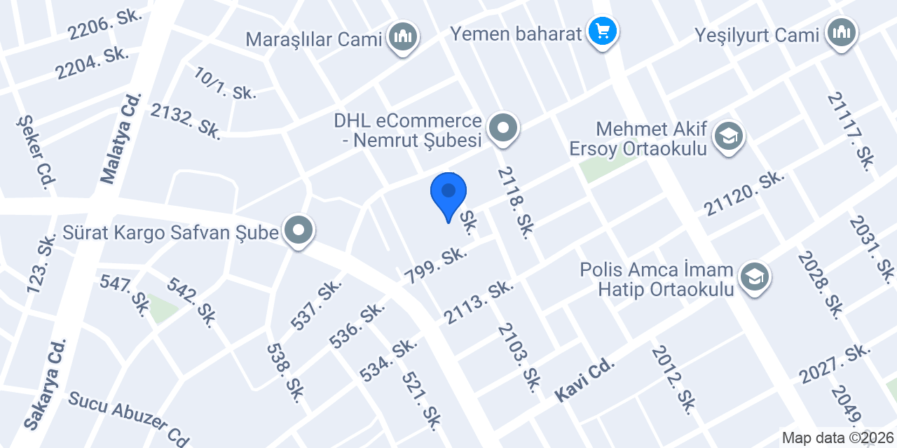 Tekel 75 Yıl İlkokulu konumu
