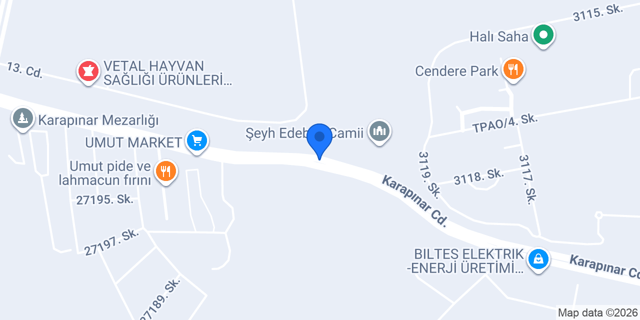 Gülbeyaz fırını konumu