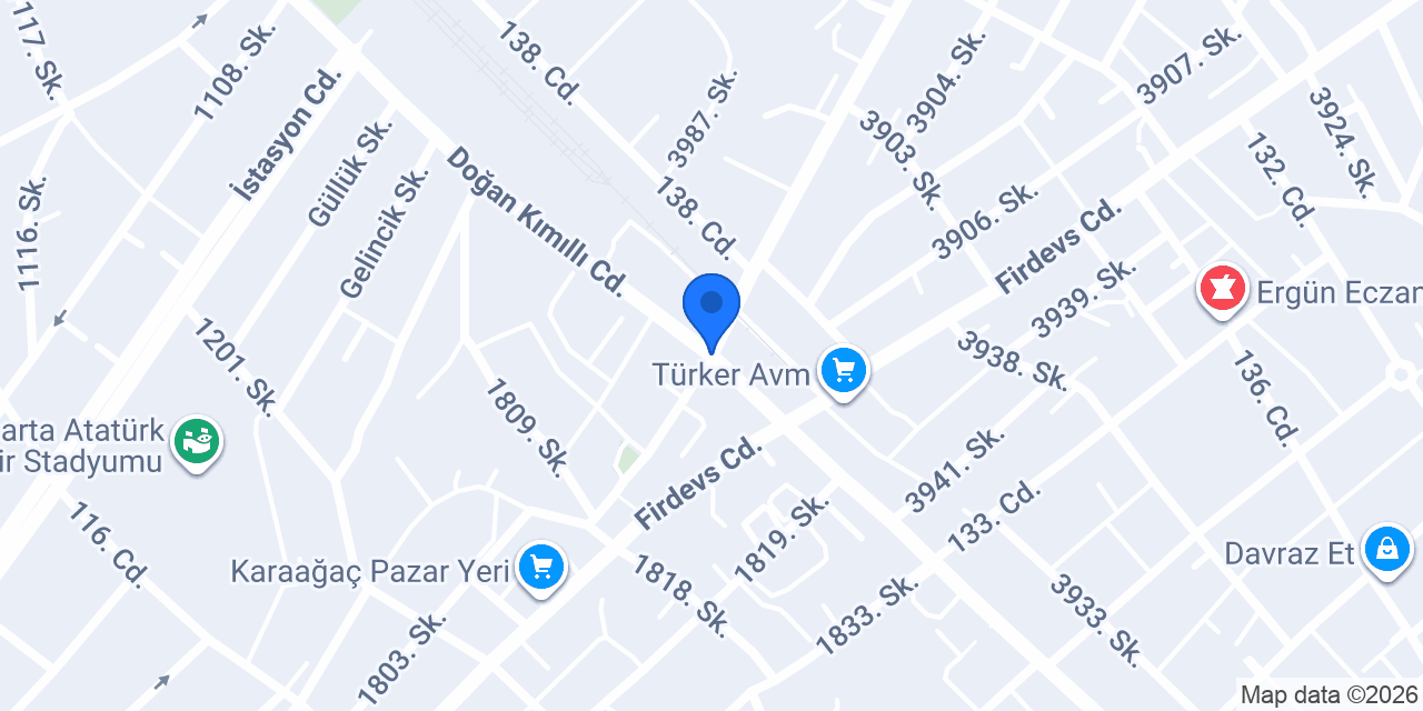 Kalem Yapı Market konumu
