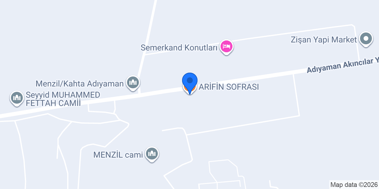 ARİFİN SOFRASI konumu