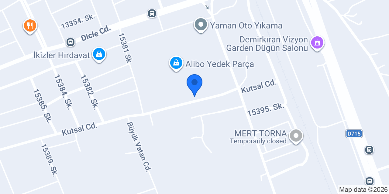kontek yedek parça konumu