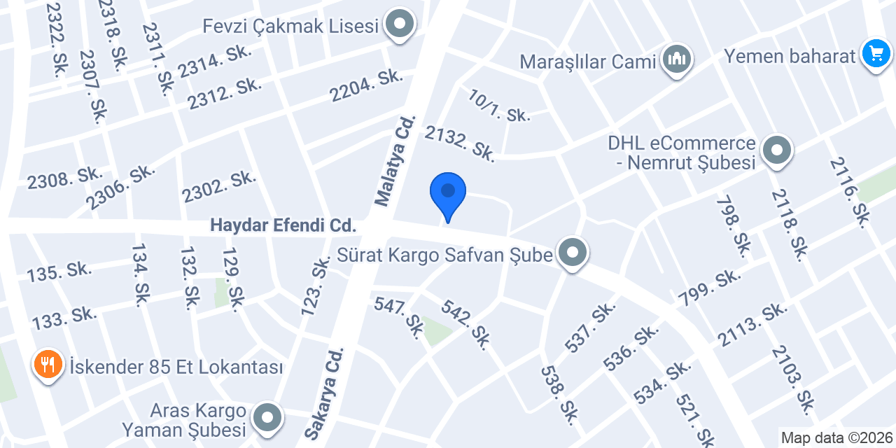 NEXT ELEKTRİK konumu
