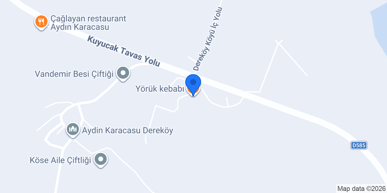 Yörük kebabı konumu