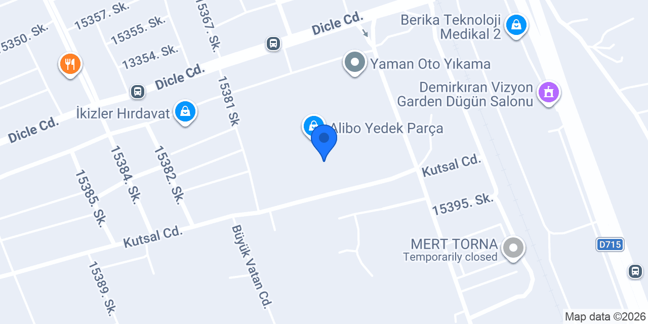 Dabauto Özel servis konumu
