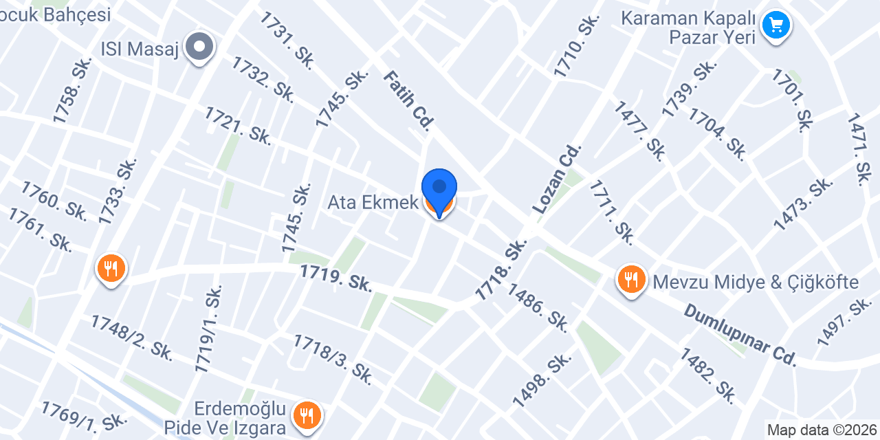 Ata Ekmek konumu