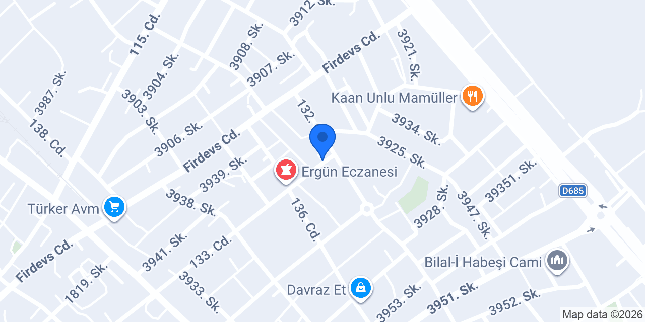 Bilge Eczanesi konumu