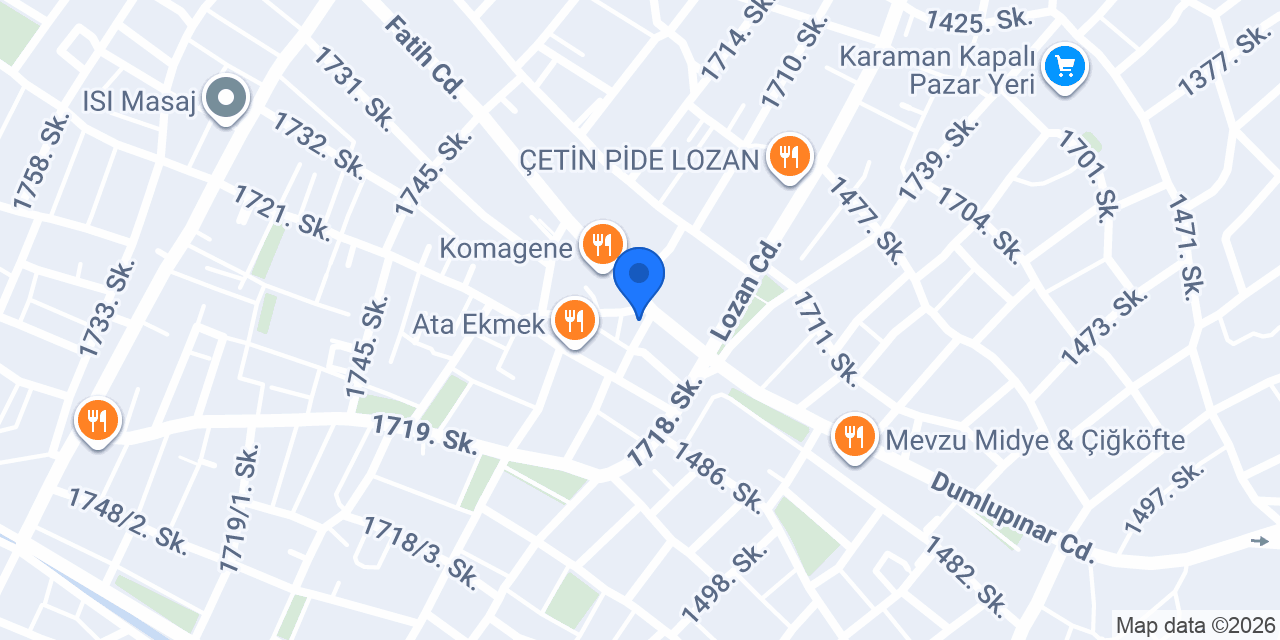 DAYI BOYA YAPI MARKET konumu