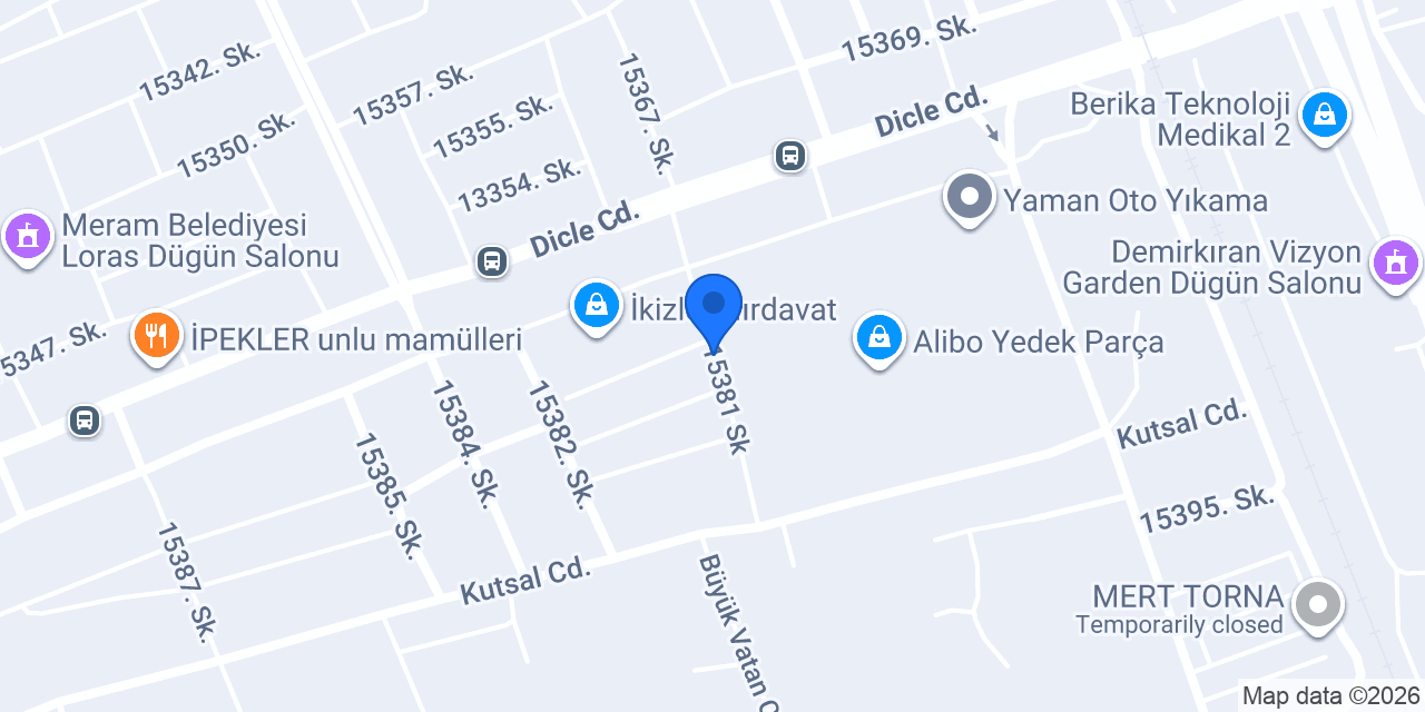 Sarica oto kurtarici konumu