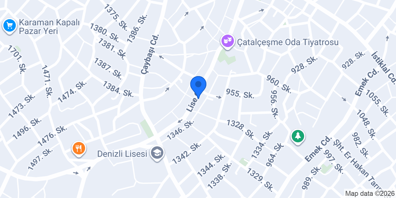 Pamukkale Çiçek / Denizli konumu
