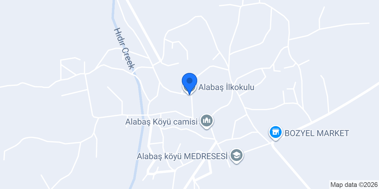 Alabaş İlkokulu konumu