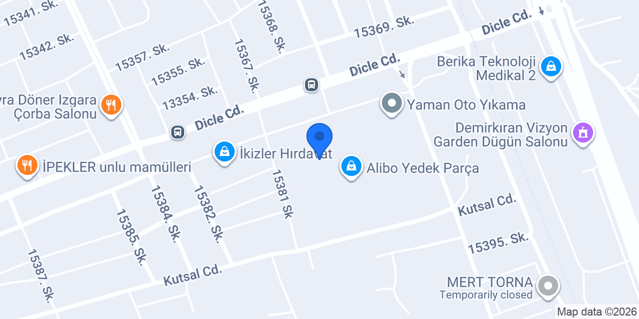 Öksüz özel servis konumu