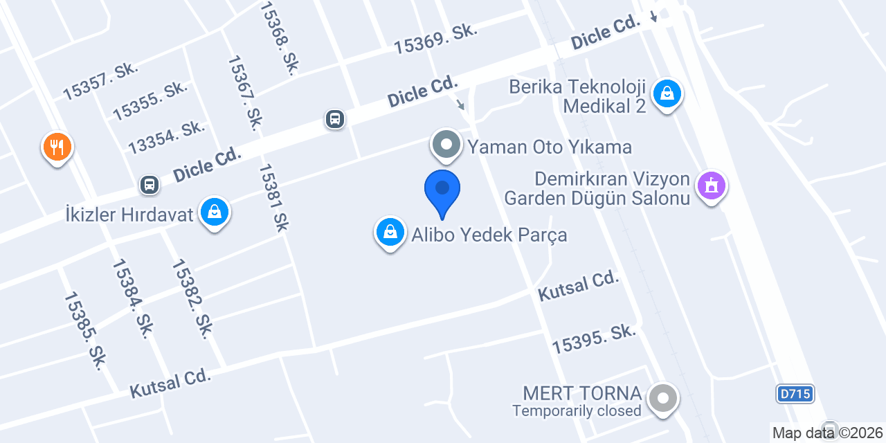 AYTUĞ OTOMOTİV konumu