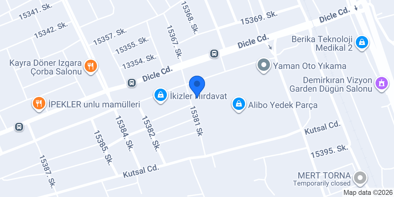 Hisar Hırdavat Cıvata Nalburiye konumu