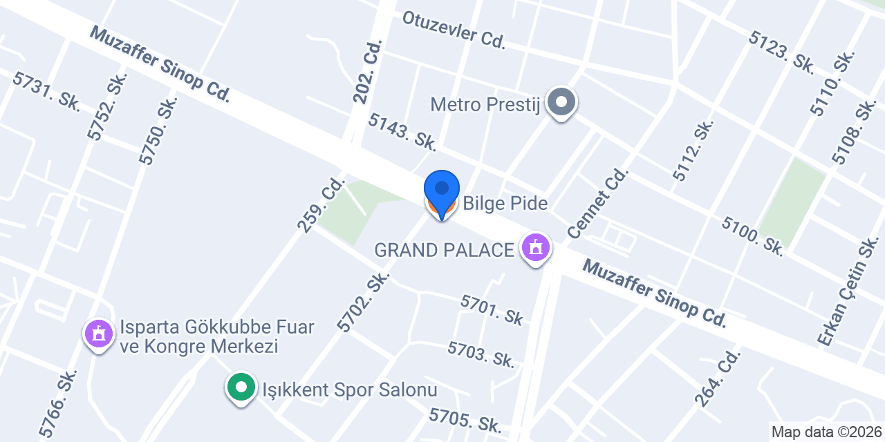 Bilge Pide konumu