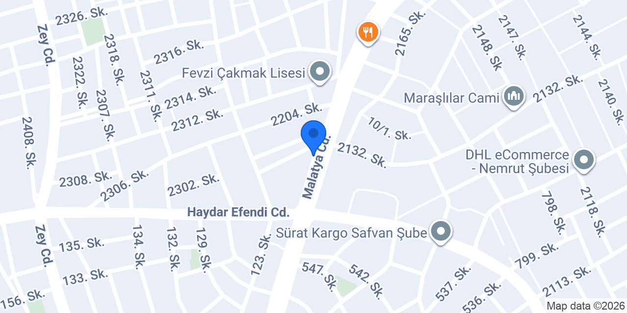 Adıyaman 8.Noter konumu