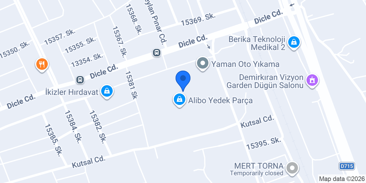 ///M ESER OTOMOTİV konumu