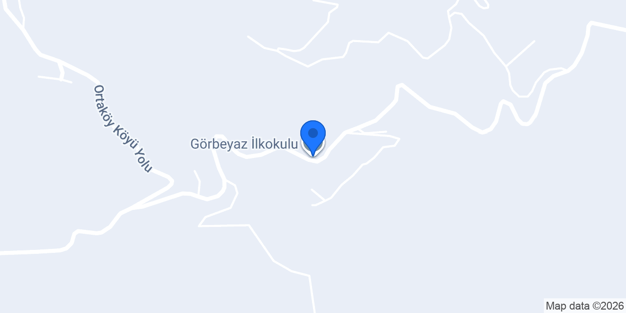 Görbeyaz İlkokulu konumu