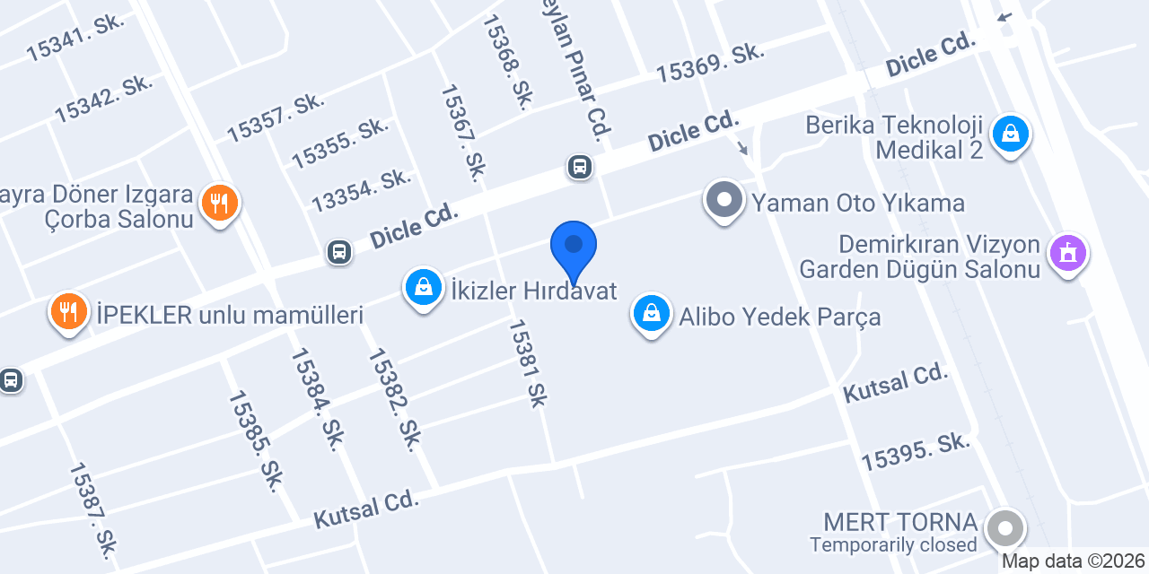 Önder auto servis konumu