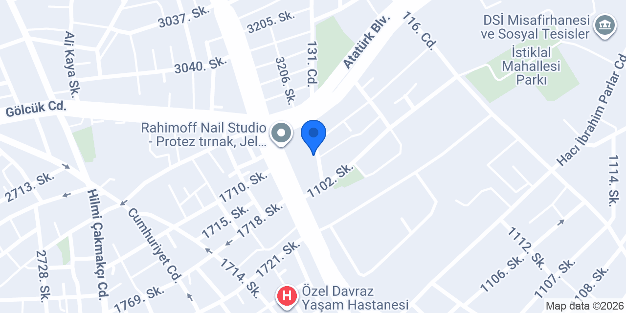 Isparta Çiçek konumu