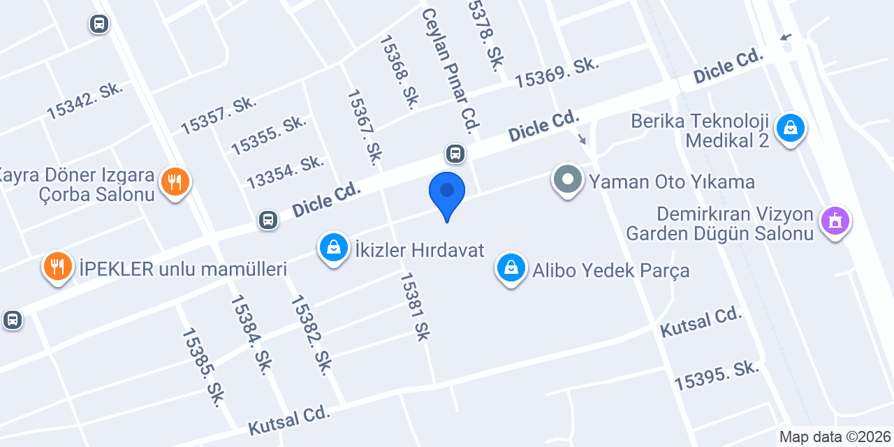 SERÇE OTO ELEKTRİK konumu