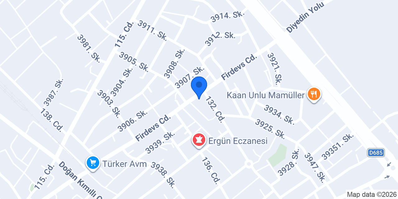 DOLUNAY TEKEL MARKET konumu